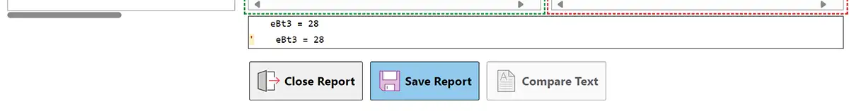 Save Report button