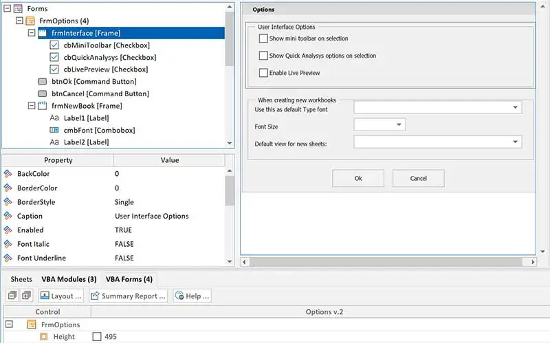 Compare Visual Basic Forms