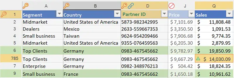 Comparison Report in xlCompare