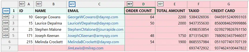 Merge three worksheets on xlCompare.com