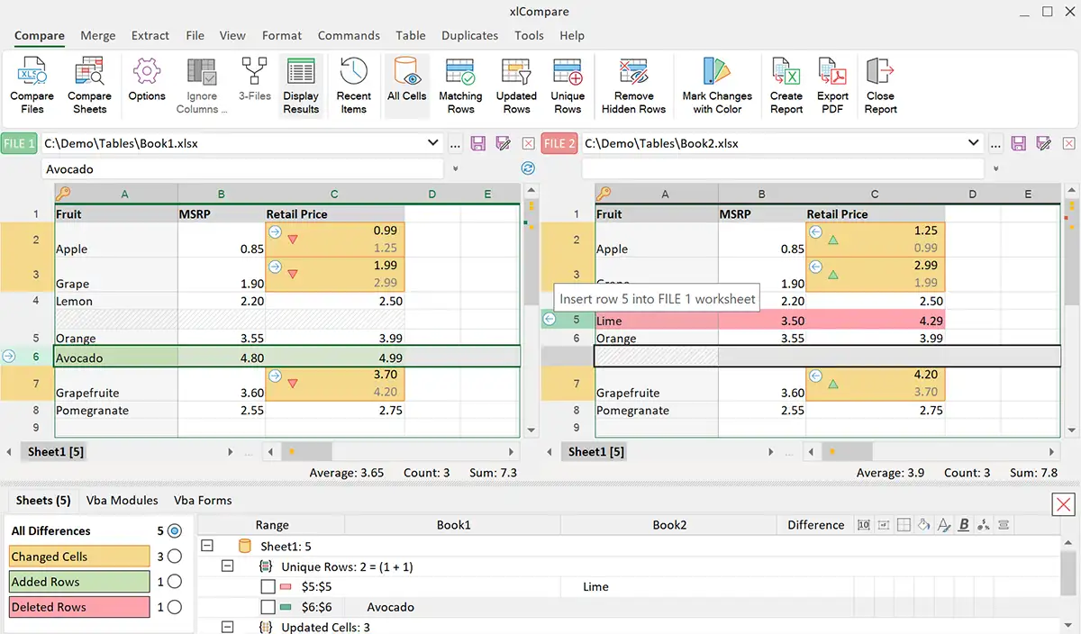 Align Rows