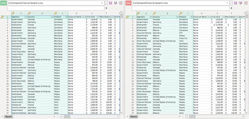 Excel Compare Ready to Merge Excel Files