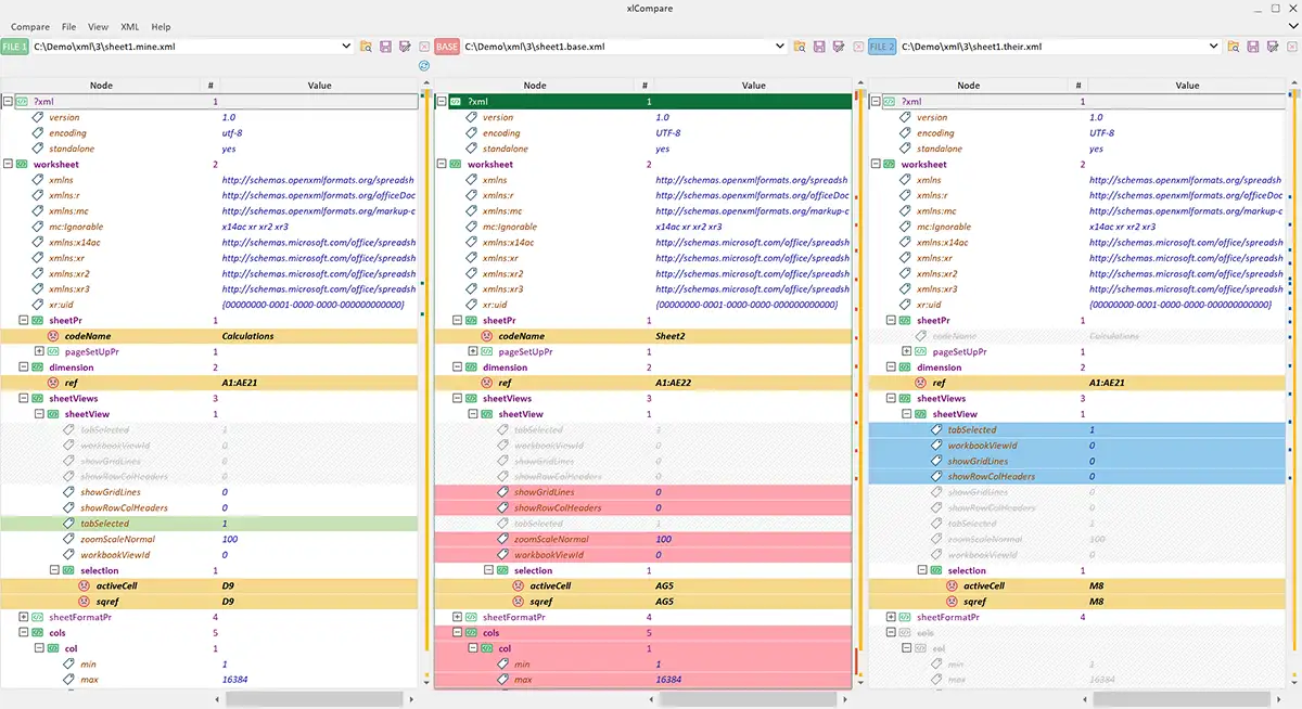 compare-two-xml-files-and-highlight-diffs-with-color