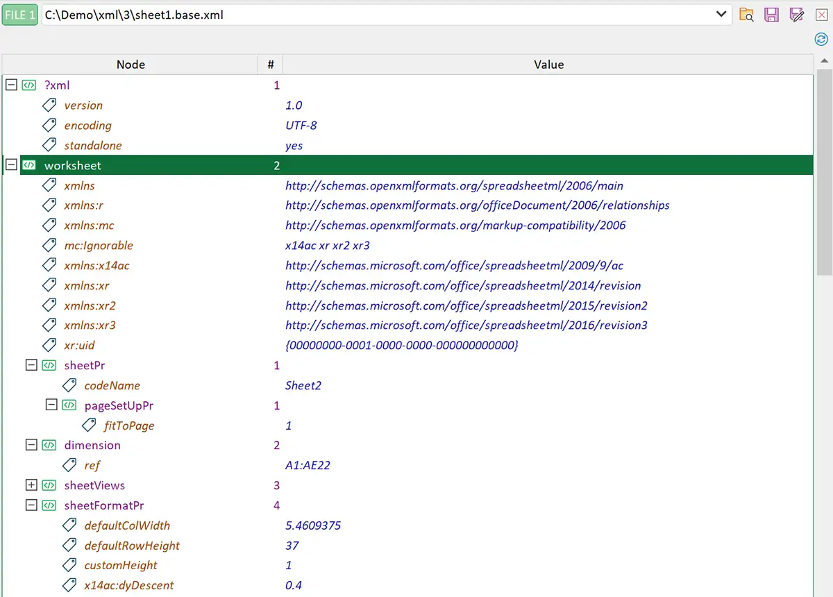 Compare XML files and find the difference