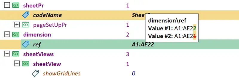 Tooltip window in the xml file